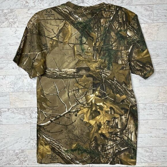 RealTree ACE Men’s Peak Performance Alaska Camouflage T-Shirt Size Small - Picture 7 of 9